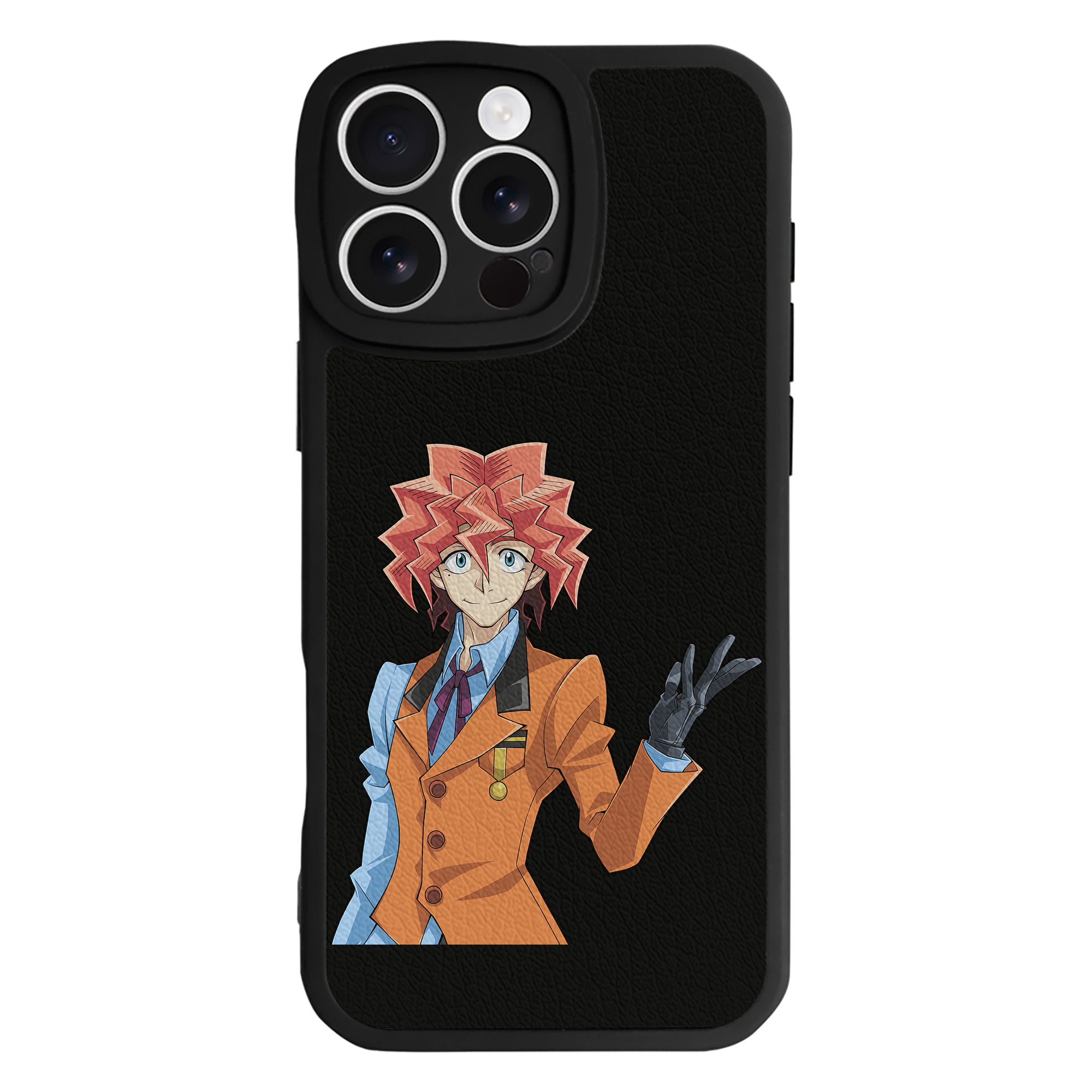 遊☆戯☆王 Yu-Gi-Oh! 【iPhone 16シリーズ対応】シリコンスマホケース（レザー調） 材質：シリコン